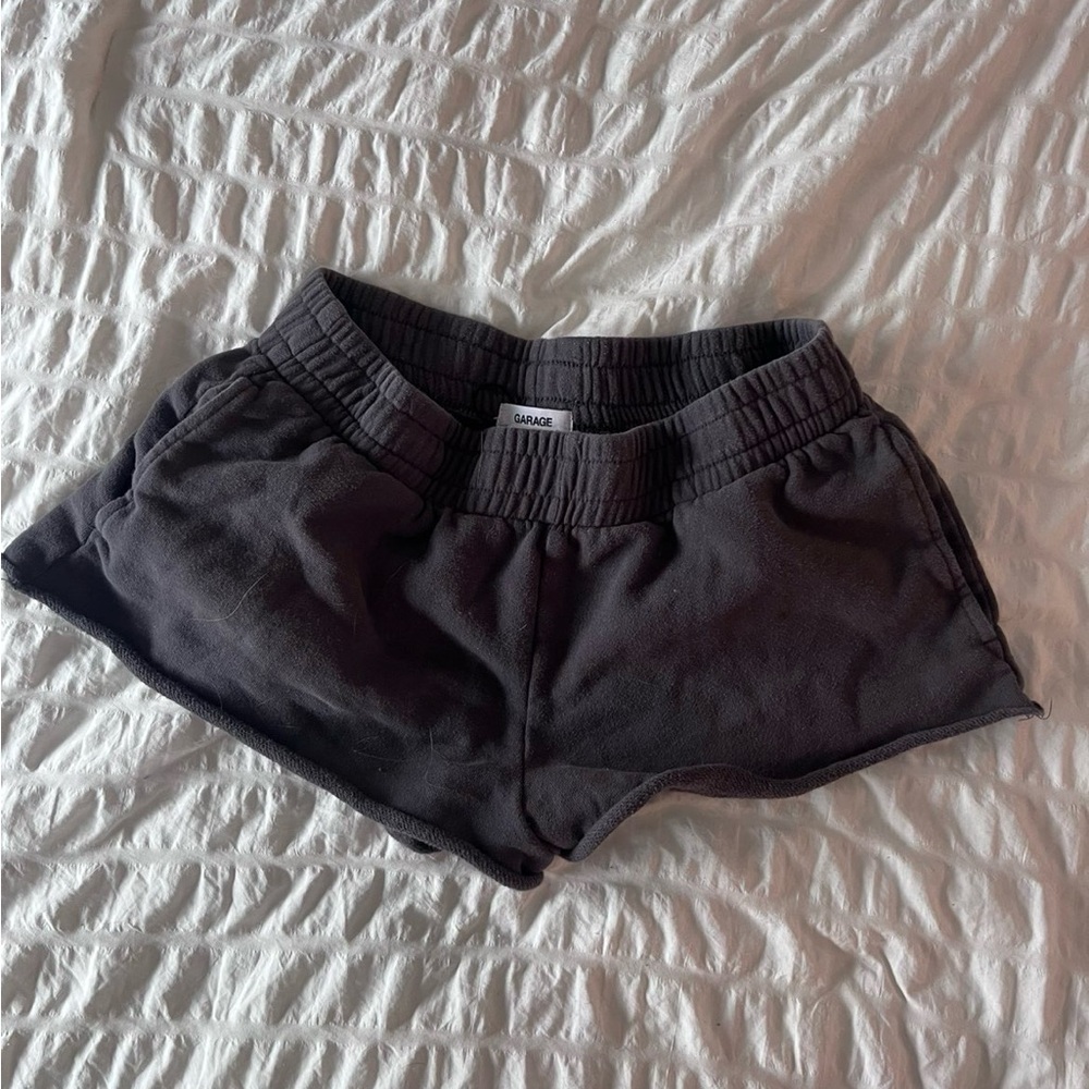 Garage Women's Charcoal Athletic Shorts